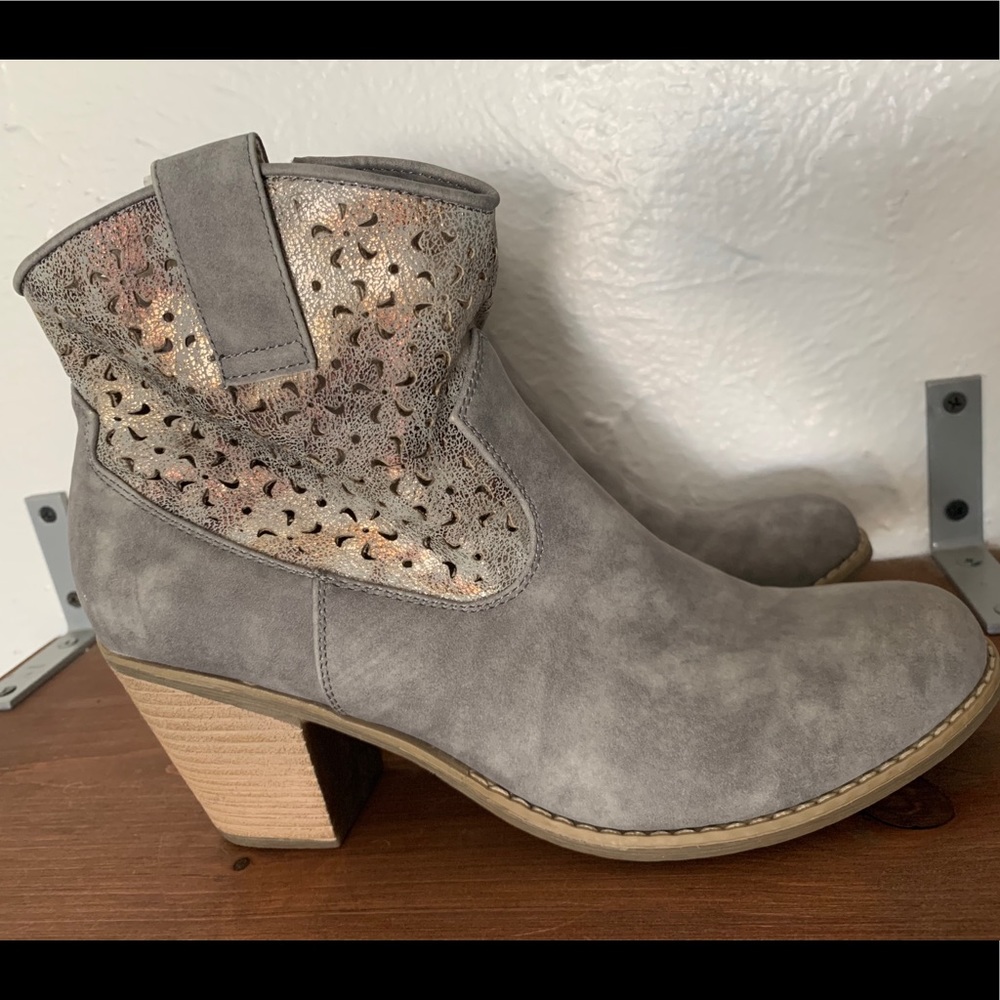 Rieker Ankle BootsY0766 Grey VeganLeather 39EU/US8